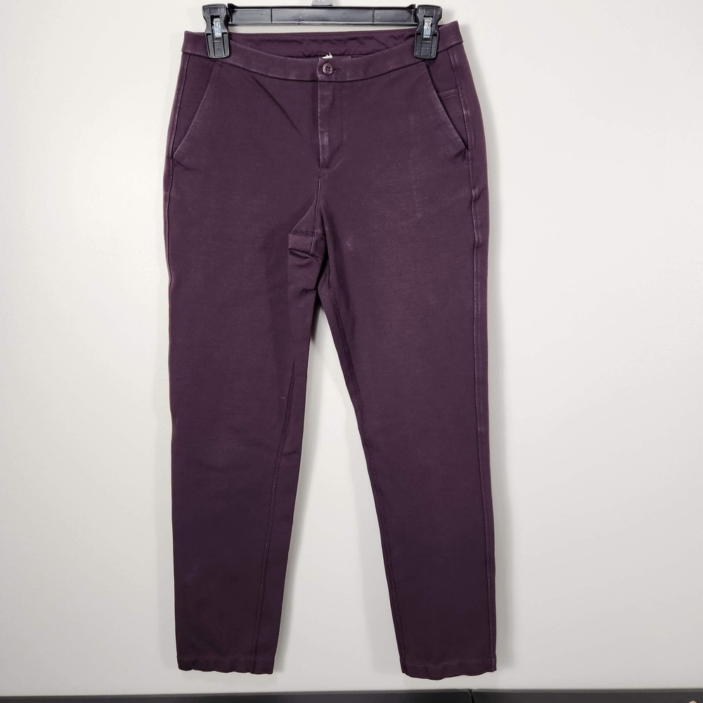 Lululemon Purple Pant Size 4 Tapered Zip Crop